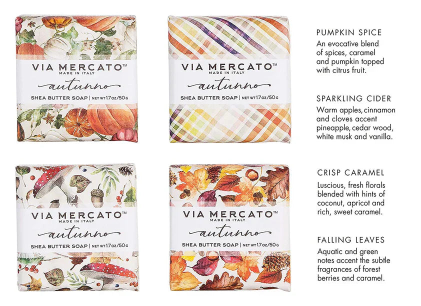 Autunno Shea Butter Soaps Gift Set of 4