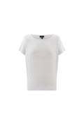 Marble Short Sleeve Knit Top