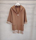Animal Print Hooded Cardigan