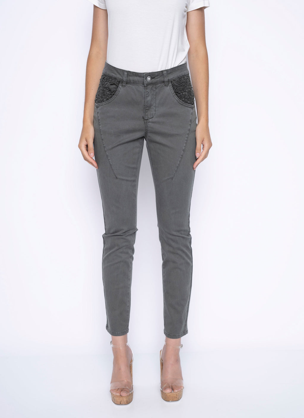Picadilly Lace Pocket Detail Pants