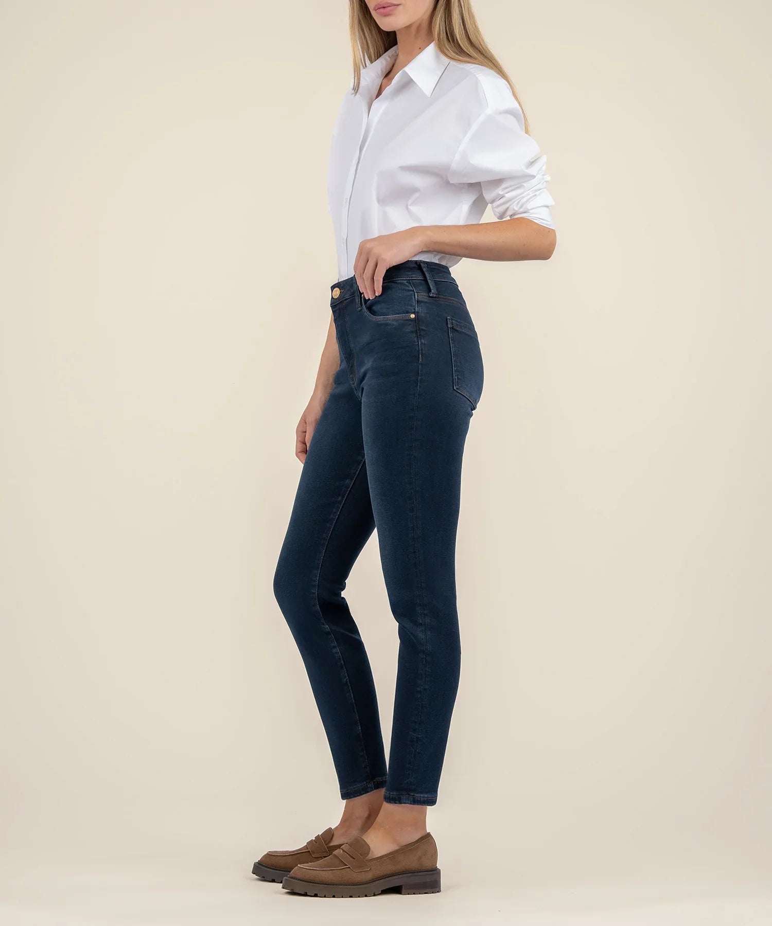 Charlize High Rise Cigarette Leg Pants