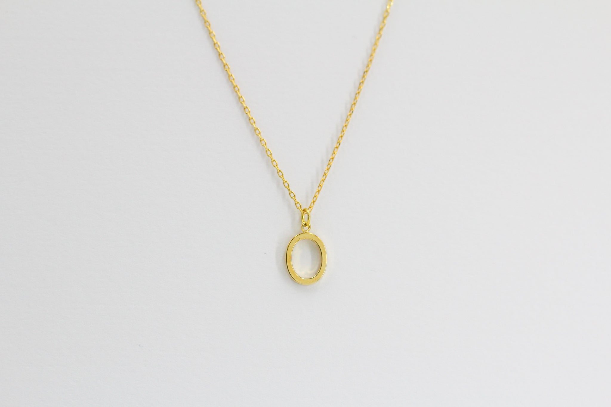 Letter Pendent Necklace