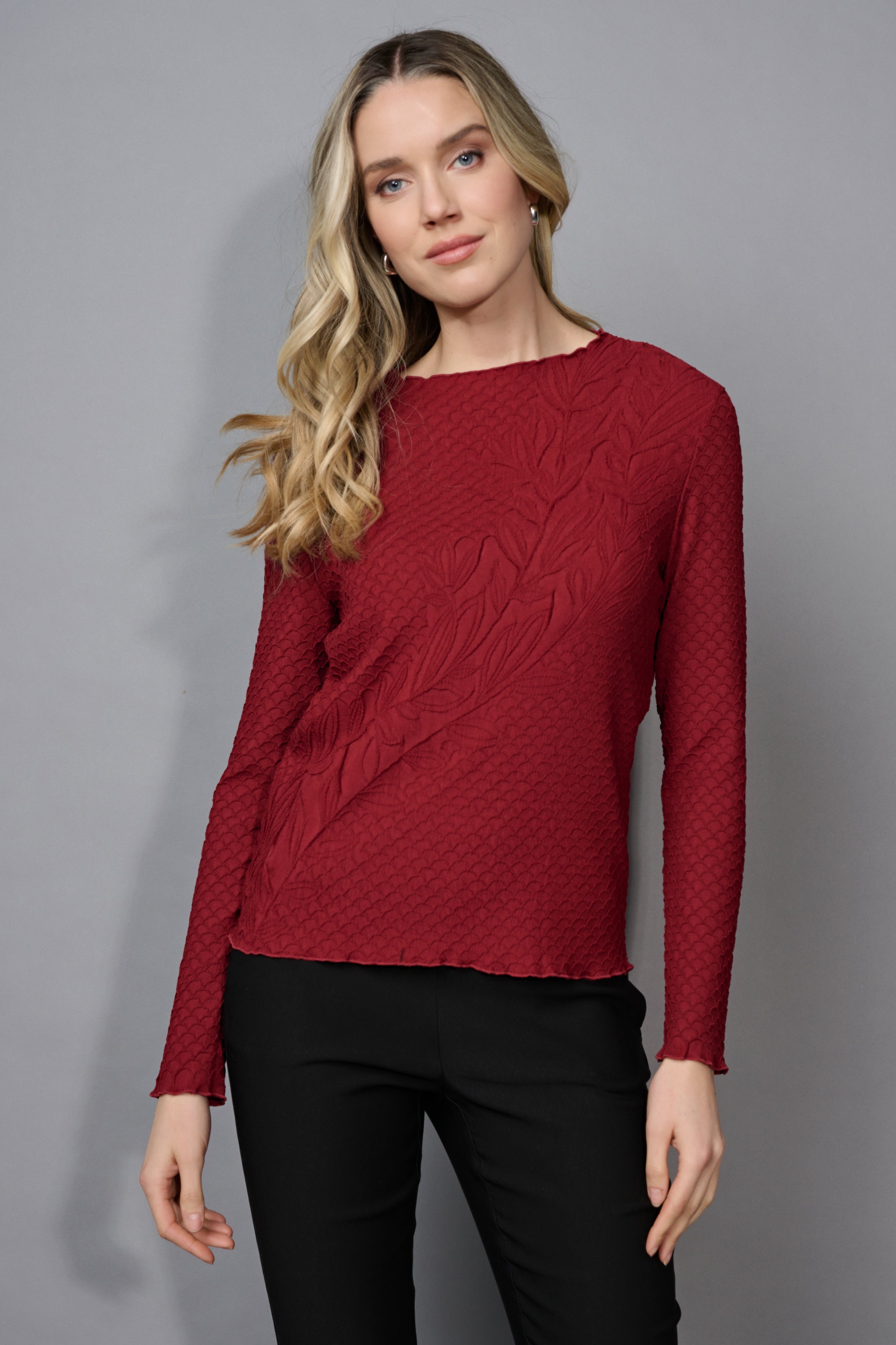 Picadilly Pleated Leaf Top