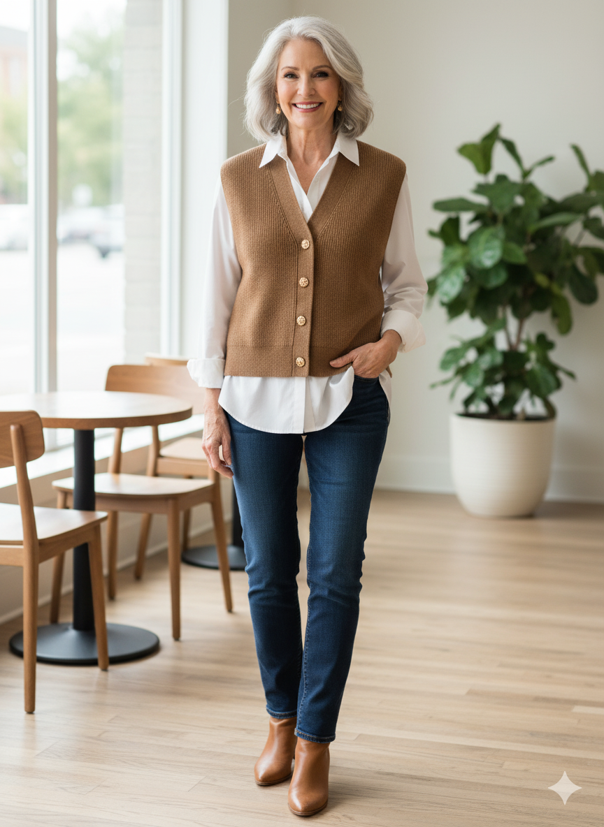 The Essential Layering Vest by Molly Bracken