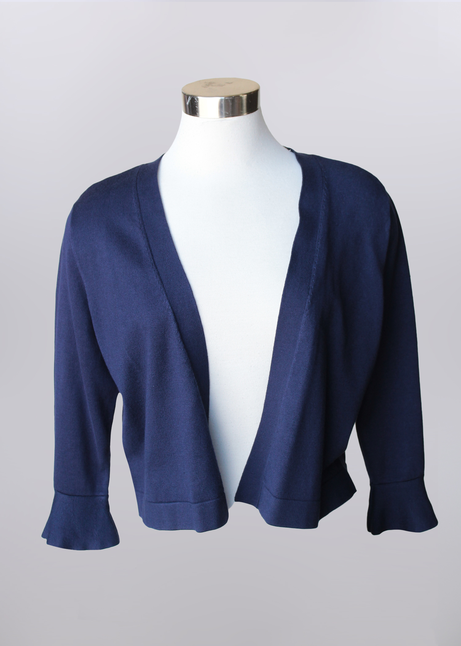 Ruffled Sleeve Knit Bolero