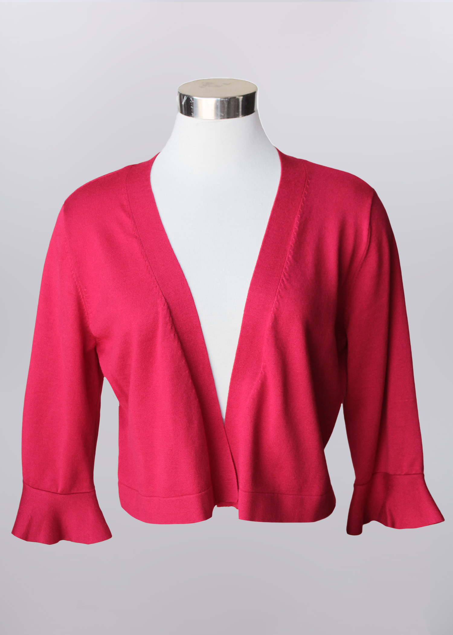Ruffled Sleeve Knit Bolero