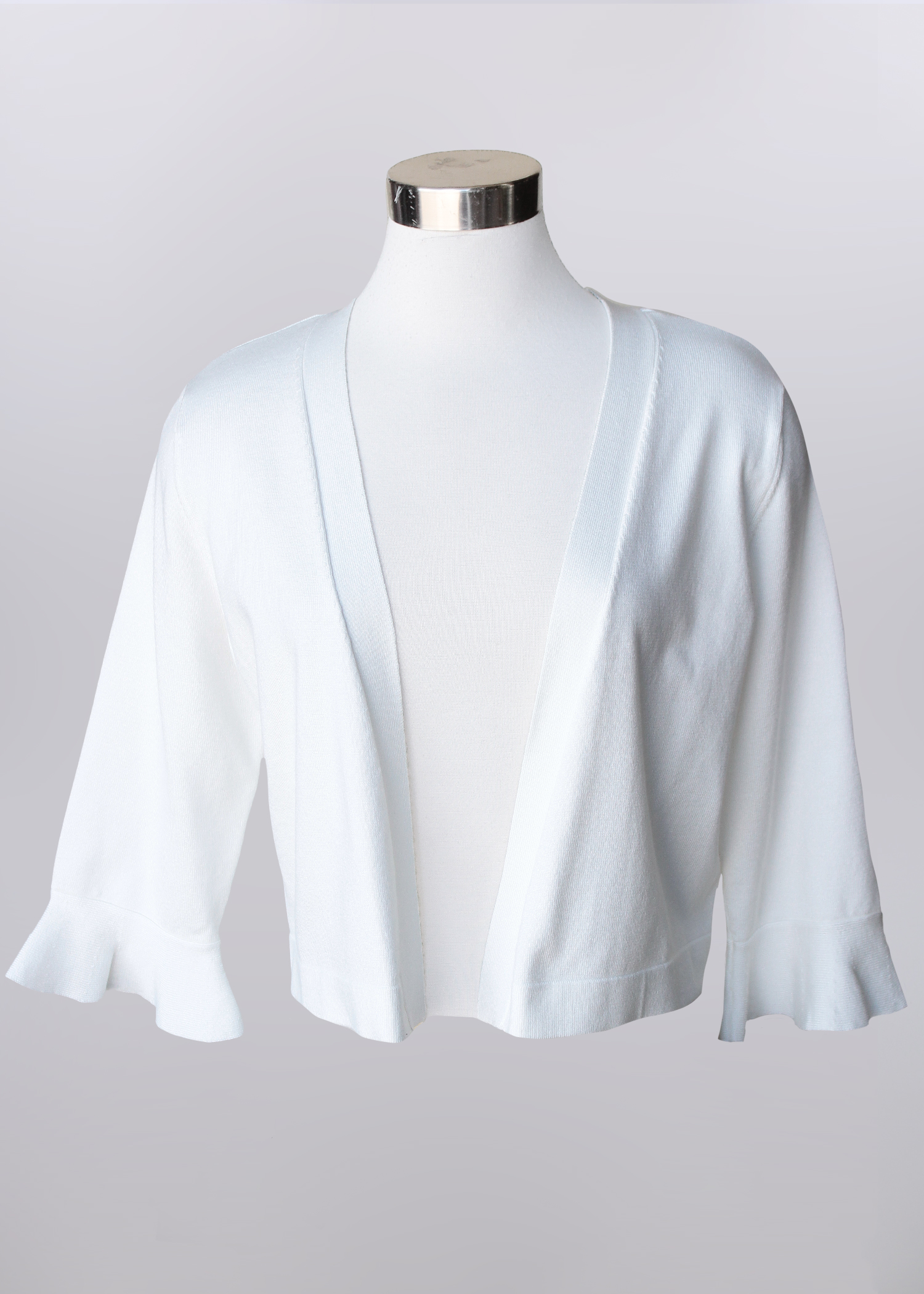 Ruffled Sleeve Knit Bolero