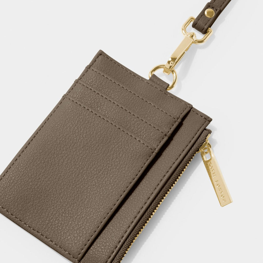 Ashley Cardholder with Strap - Mink
