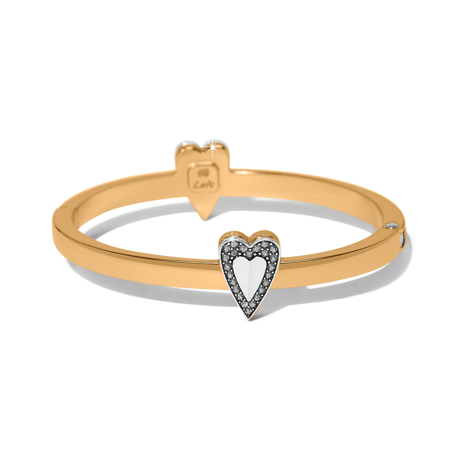 Brighton Love Messages Be Bold Hinged Bangle